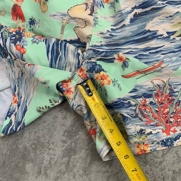 Polo Ralph Lauren Shorts Mens Large Swim Trunks Lined Hawaiian Floral Hula Girls - Picture 5 of 10